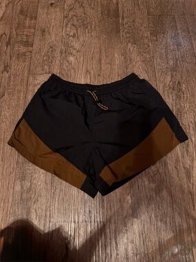 lululemon athletica Black and Brown Athletic Shorts